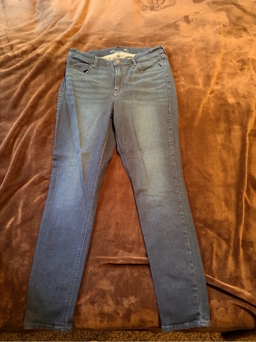 Old Navy Women's Dark Indigo Stretch Skinny Jeans